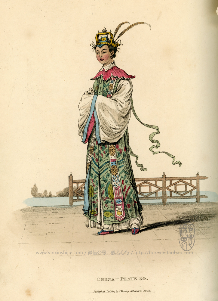 【老书】伶人-《中国人的服饰和习俗图鉴》(1814年出版)