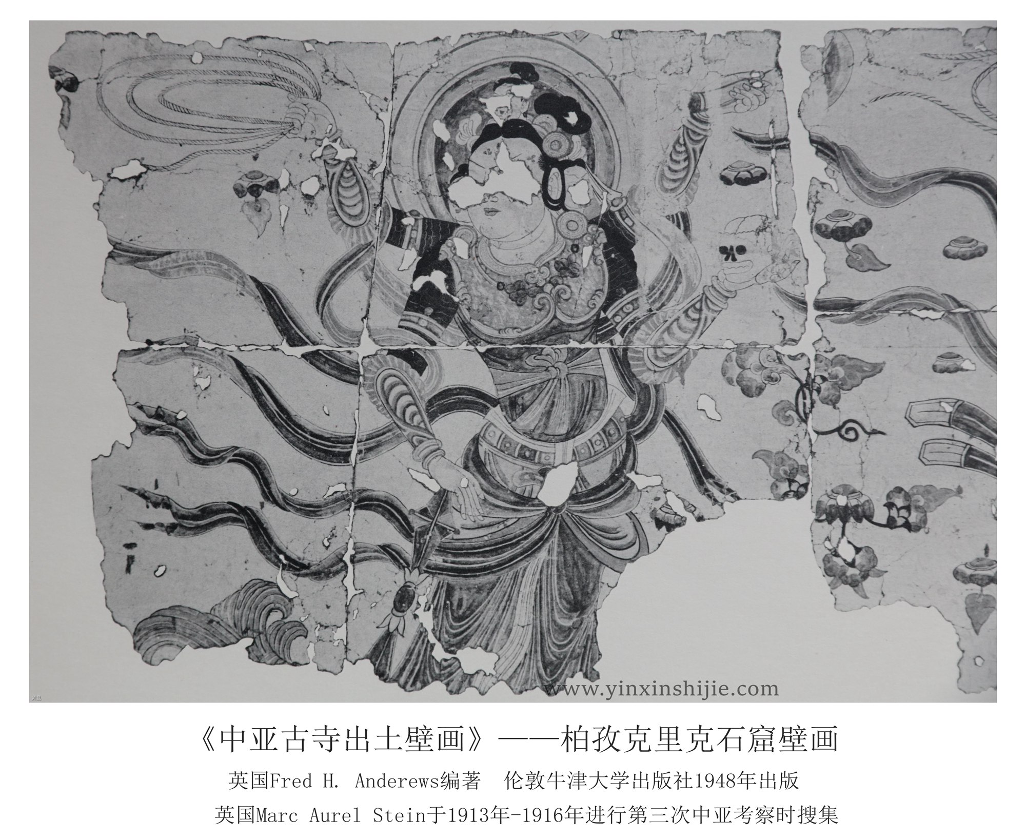 柏孜克里克石窟壁画（二十三）—《中亚古寺出土壁画》1948年