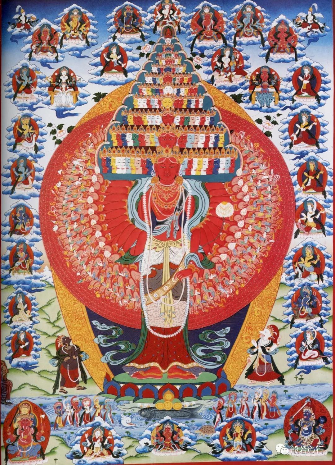 红观世音菩萨-斯里斯提坎塔(全)—《极乐之轮:佛教冥想艺术》